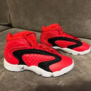 Brand New Nike Air Jordan OG University Red and Black Basketball Shoes.